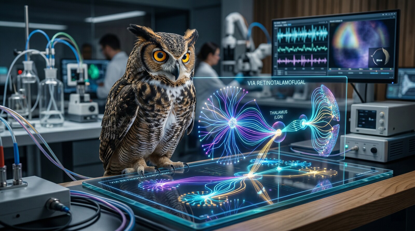 Imagem do projeto Impacto do piscar na via retinotalamofugal